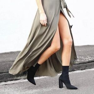 Tony Bianco Black Sock Bootie